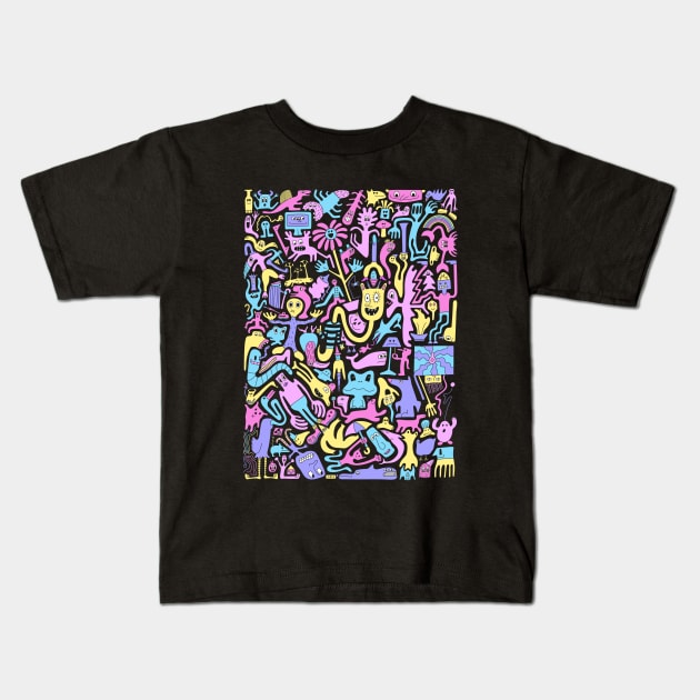 Creature Collective #1.1 Kids T-Shirt by RobJohnDesign